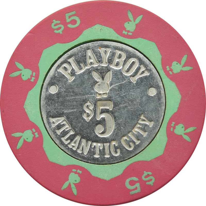 Playboy Casino Atlantic City NJ $5 Green Chip