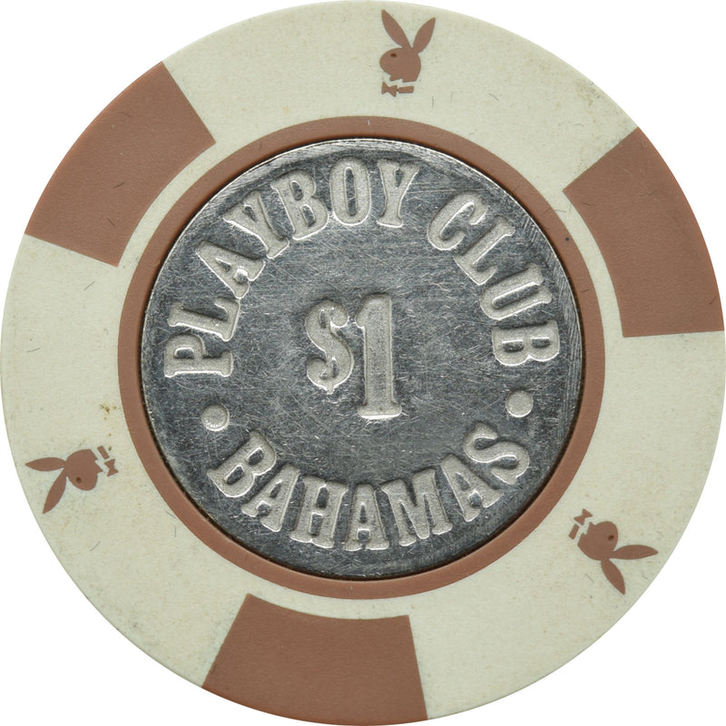 Playboy Club Casino Nassau Bahamas $1 Chip