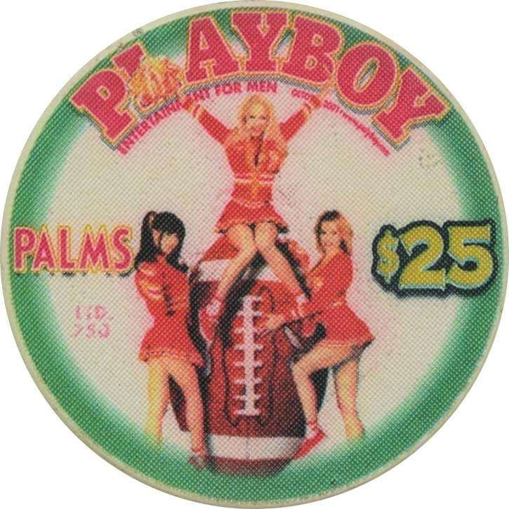 Palms Playboy Club Casino Las Vegas Nevada $25 Playboy 50th October 2001 Chip 2003