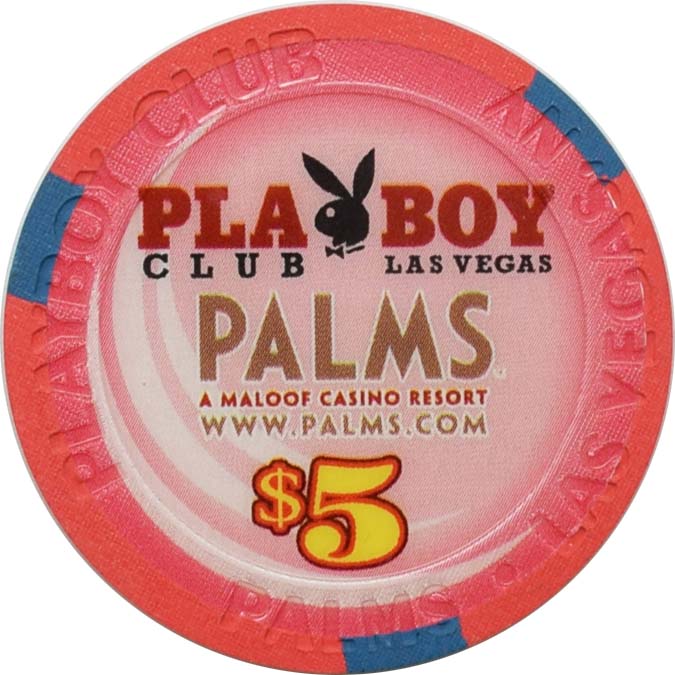 Palms Playboy Club Casino Las Vegas Nevada $5 Playboy Club Grand Opening Chip 2006