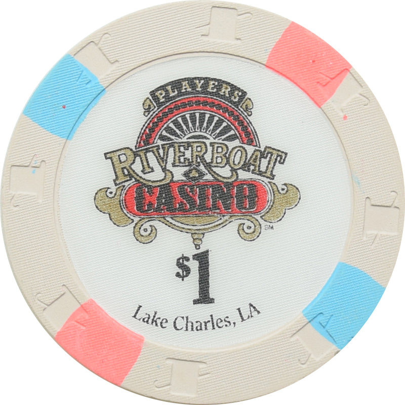 Players Island Casino Lake Charles LA $1 Chip