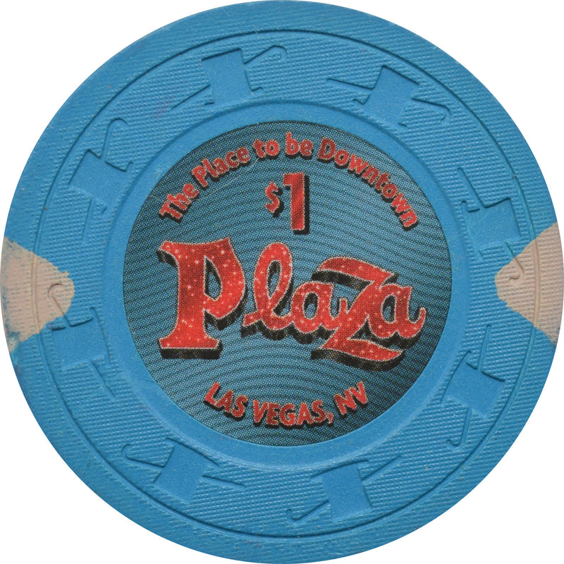 Plaza Casino Las Vegas Nevada $1 Chip 2015