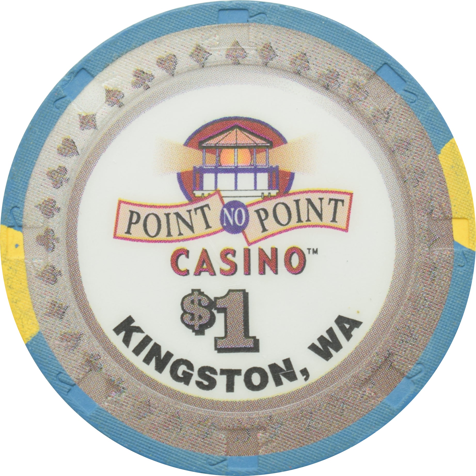 The Point Casino Kingston Washington $1 Chip