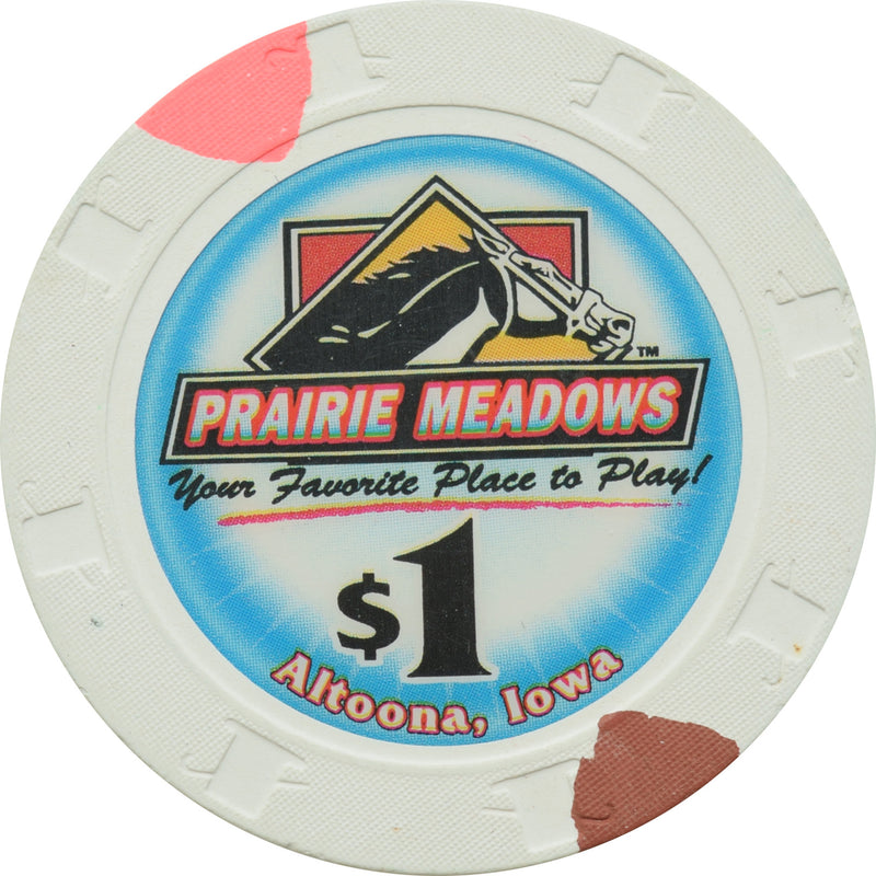 Prairie Meadows Casino Altoona IA $1 Chip