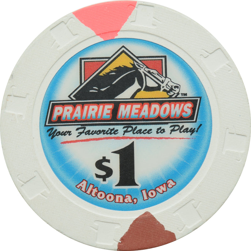 Prairie Meadows Casino Altoona IA $1 Chip