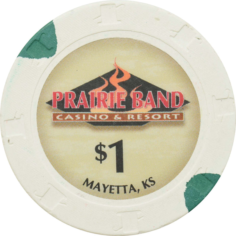 Prairie Band Casino Mayetta Kansas $1 Chip 2007