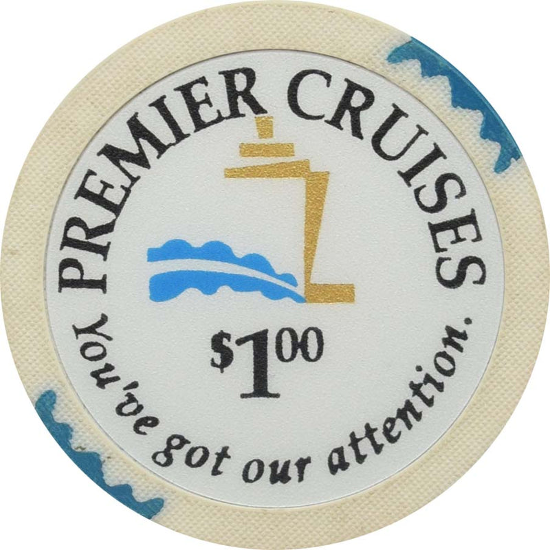 Premier Cruise Lines $1 (RT Plastics) Chip