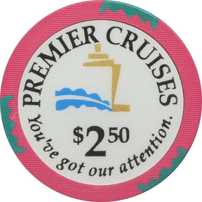 Premier Cruise Lines $2.50 (RT Plastics) Chip