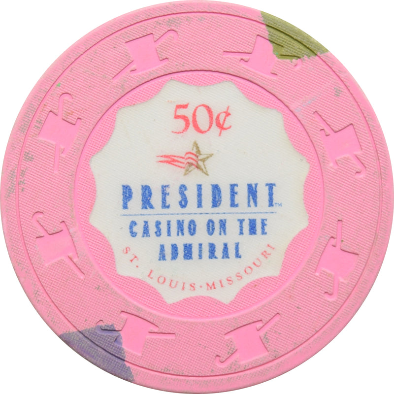 President Casino St Louis MO 50 Cent Chip