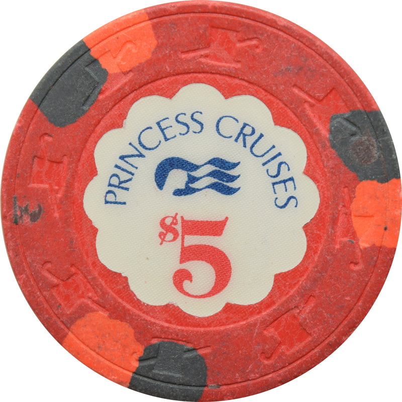 Princess Cruises Cruise Lines $5 Chip