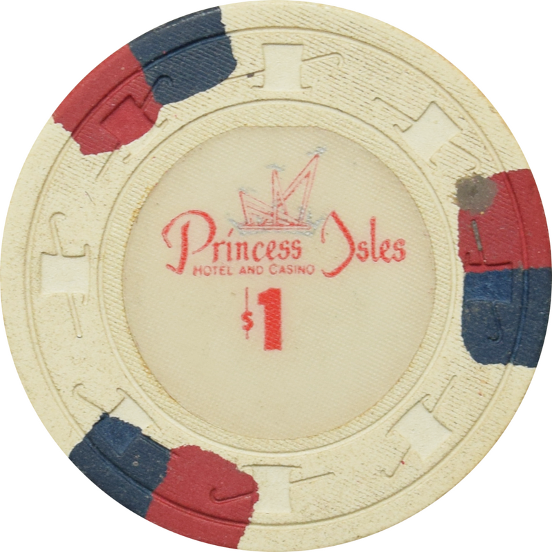 Princess Isles Casino Willemstad Curacao $1 Chip