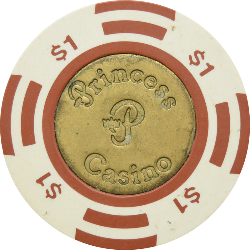 Princess Casino Freeport Bahamas $1 Chip