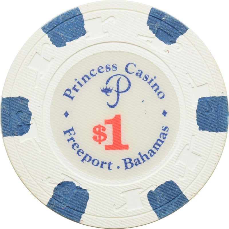 Princess Casino Freeport Bahamas $1 Chip