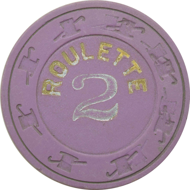 Paulson Lilac/Purple Color Roulette Chip