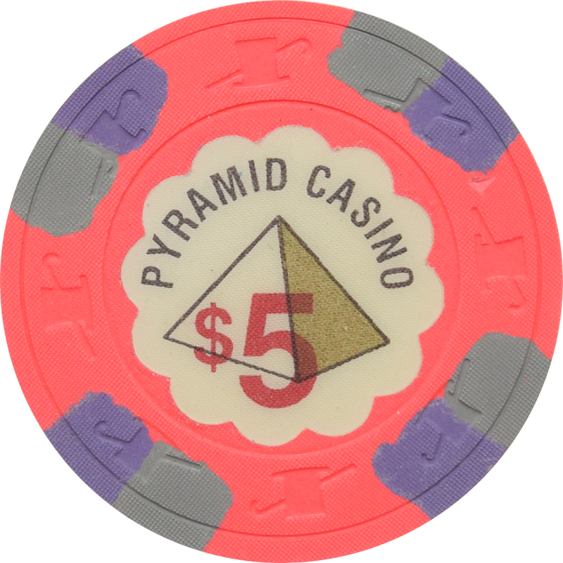 Pyramid Casino $5 Chip Paulson Fantasy