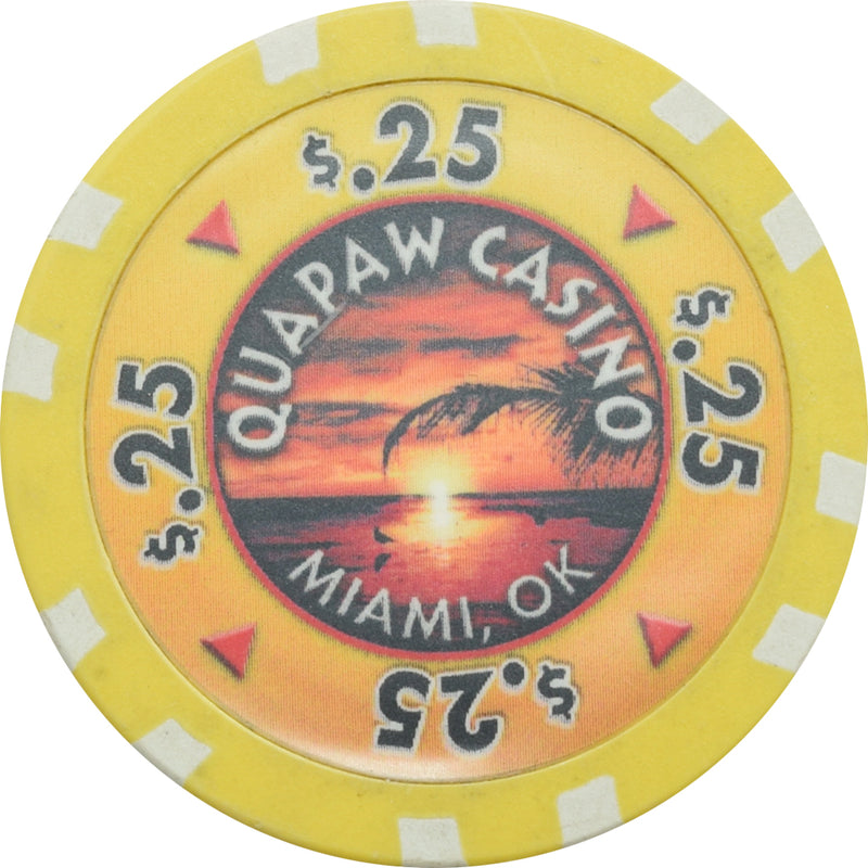 Quapaw Casino Miami OK 25 Cent Chip