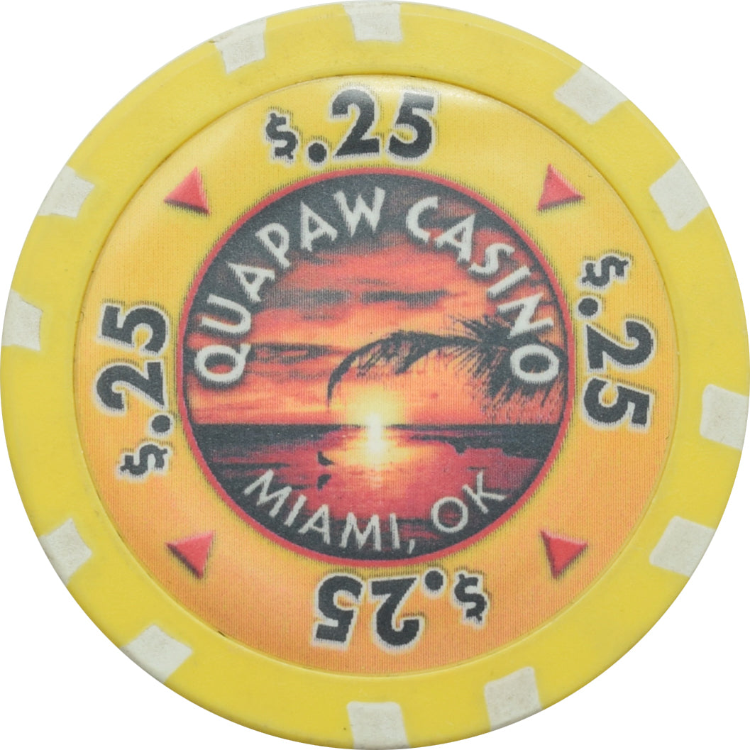 Quapaw Casino Miami OK 25 Cent Chip