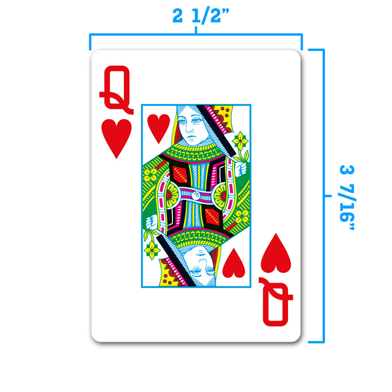 Copag Legacy Plastic Poker Size Jumbo Index Red/Blue Double-Deck Set