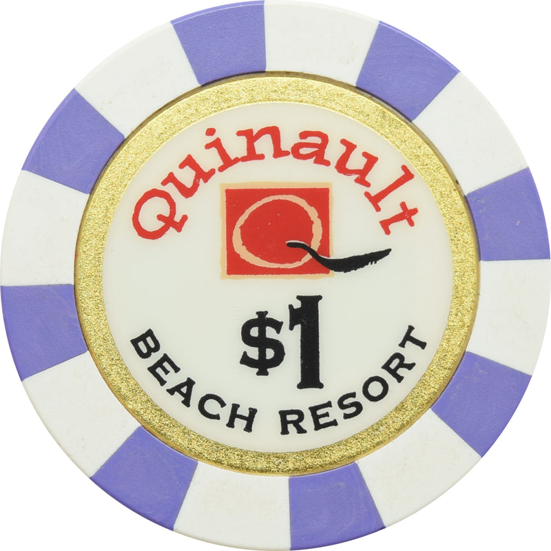 Quinault Beach Resort Casino Ocean Shores WA $1 Chip