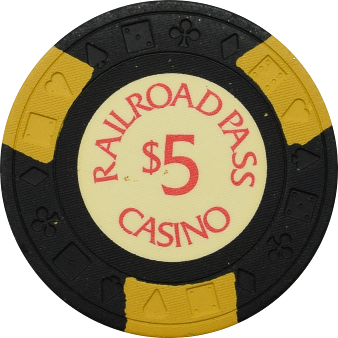 Railroad Pass Casino Henderson Nevada $5 Chip 1984