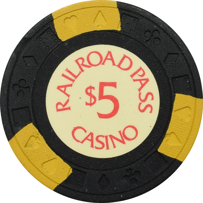 Railroad Pass Casino Henderson Nevada $5 Chip 1984