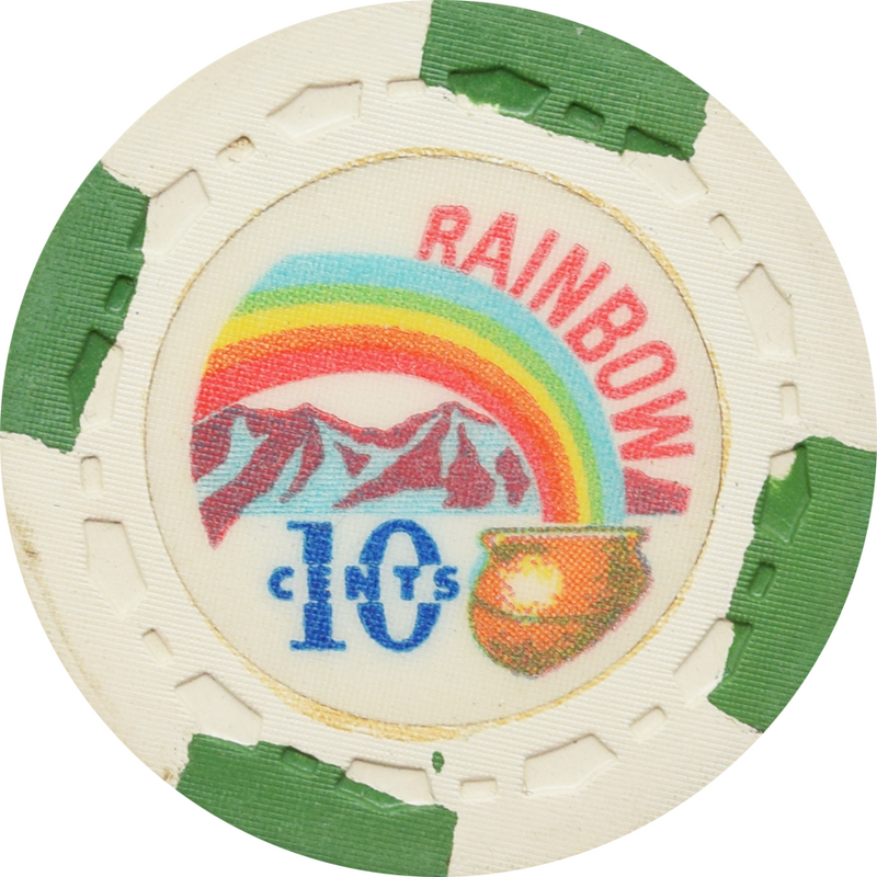 Rainbow Club Casino Gardena California 10 Cent Chip