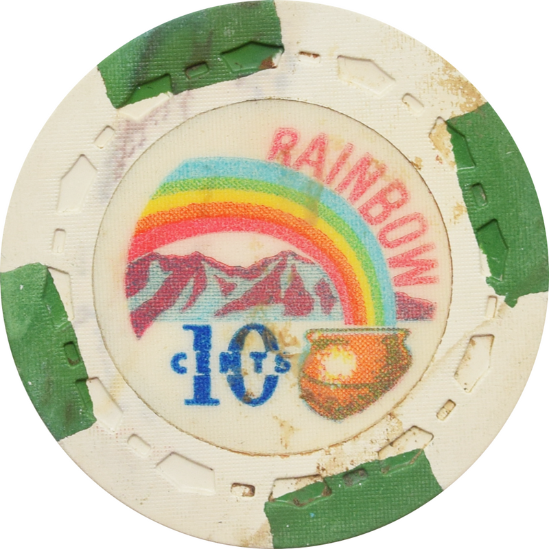 Rainbow Club Casino Gardena California 10 Cent Chip