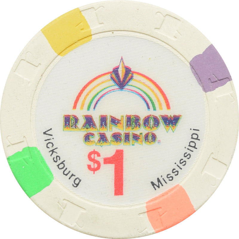 Rainbow Casino Vicksburg MS $1 Chip