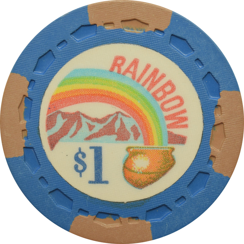 Rainbow Club Casino Gardena California $1 Chip