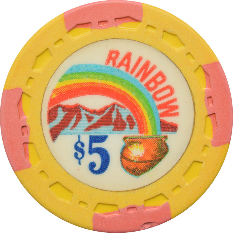 Rainbow Club Casino Gardena California $5 Chip