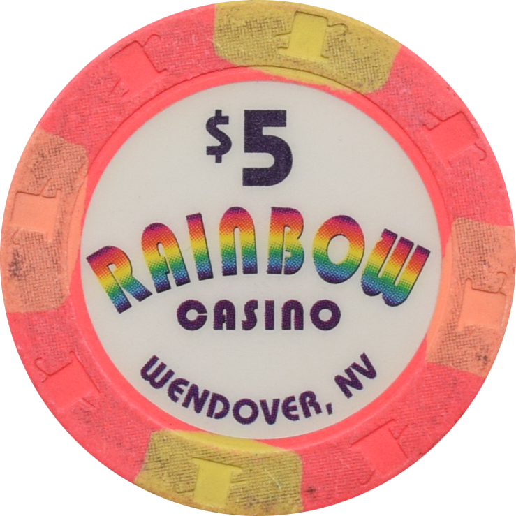 Rainbow Casino Wendover Nevada $5 Chip 2009