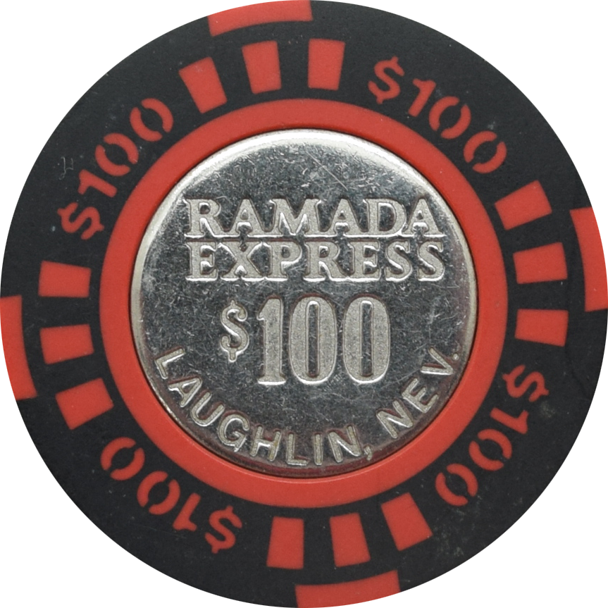 Ramada Express Casino Laughlin Nevada $100 Chip 1988