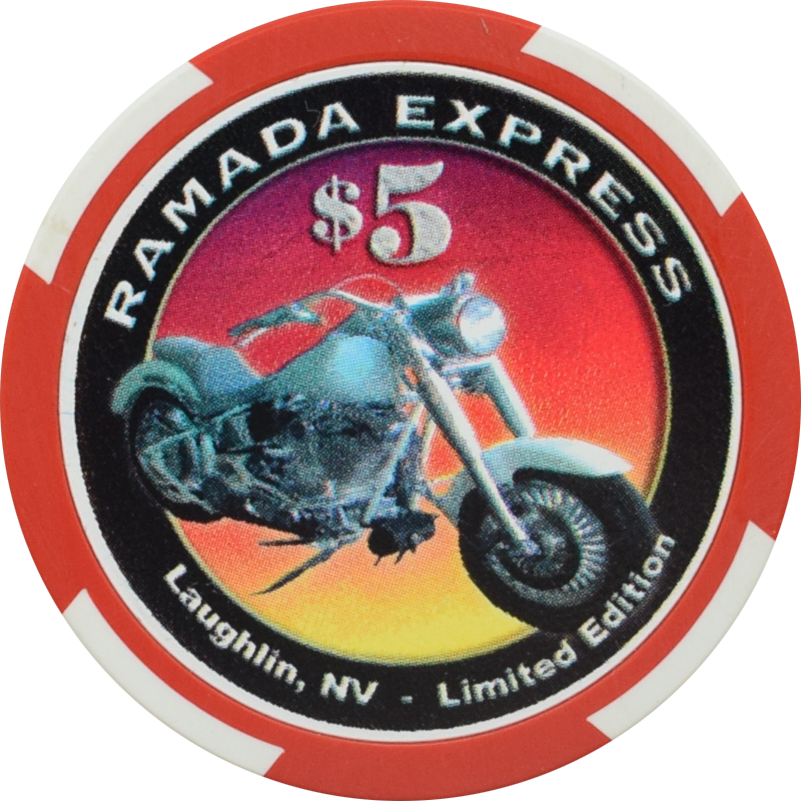 Ramada Express Casino Laughlin Nevada $5 Laughlin Run Chip 2005