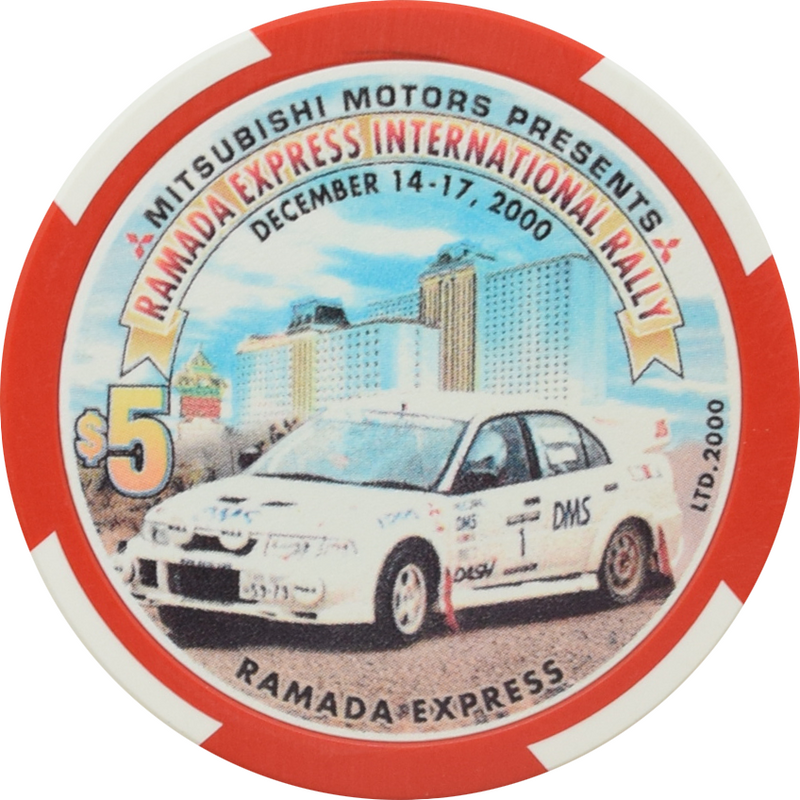 Ramada Express Casino Laughlin Nevada $5 International Rally Chip 2000