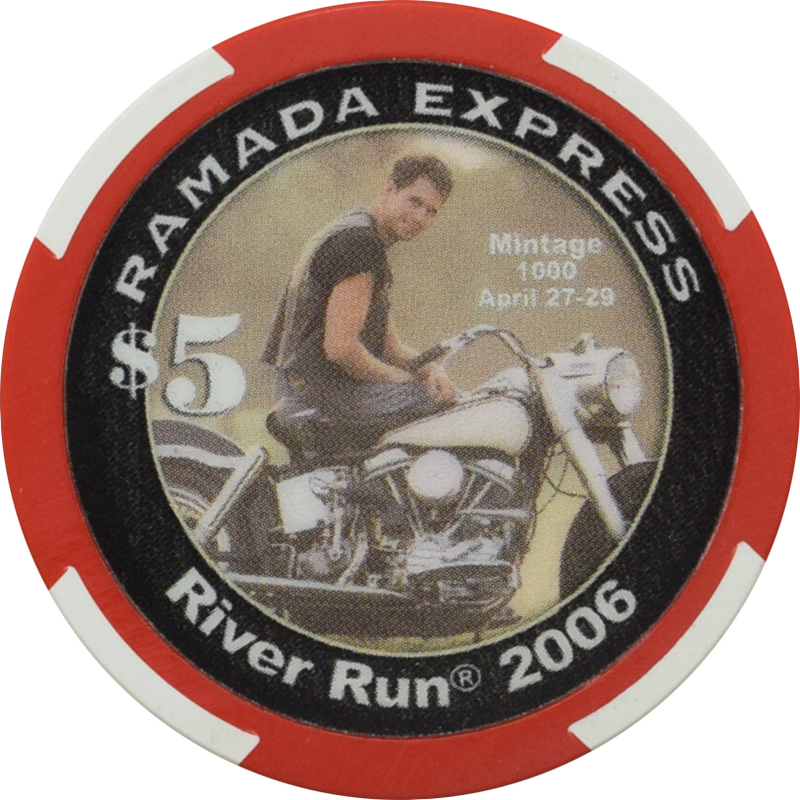 Ramada Express Casino Laughlin Nevada $5 River Run Chip 2006