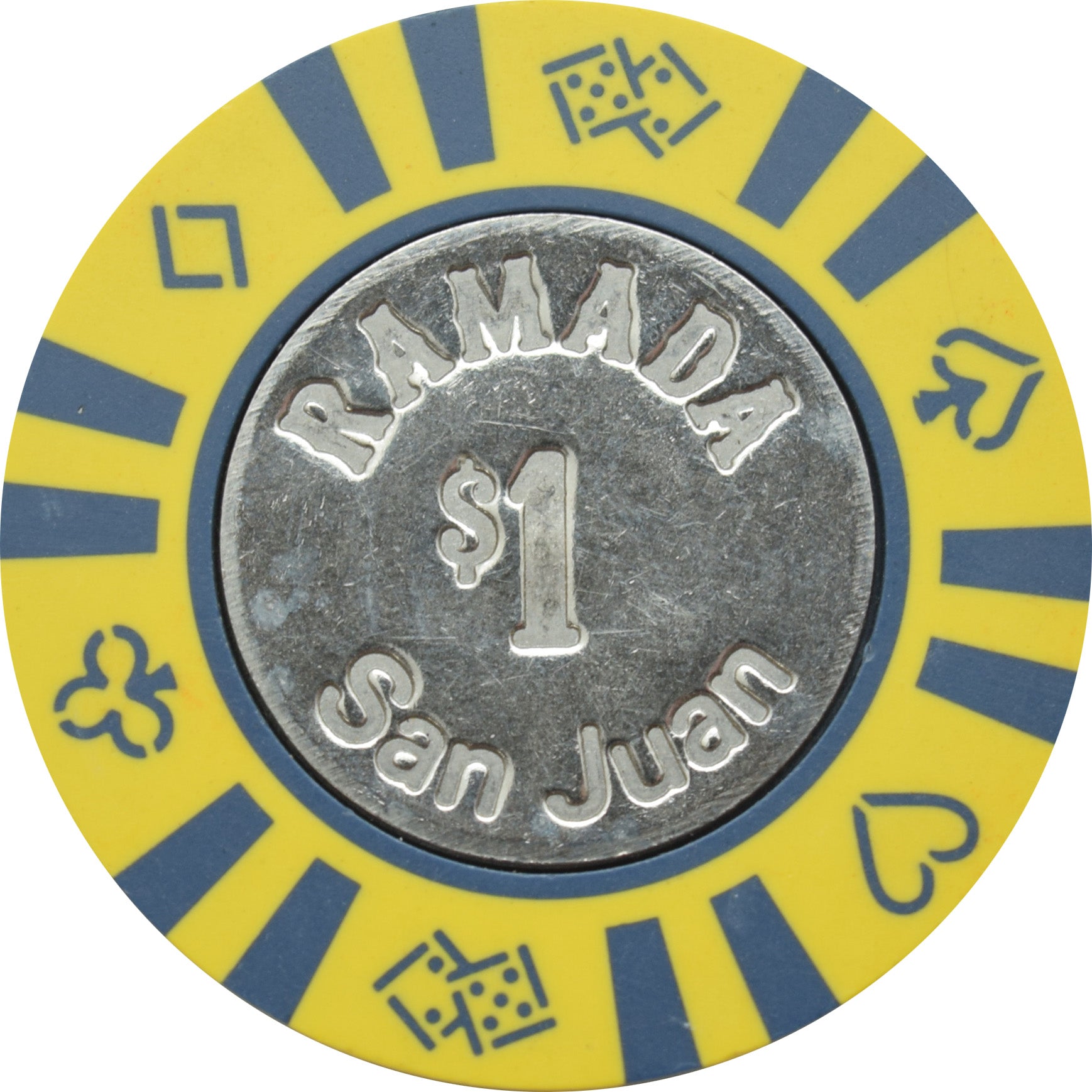 Ramada Casino San Juan Puerto Rico $1 Chip