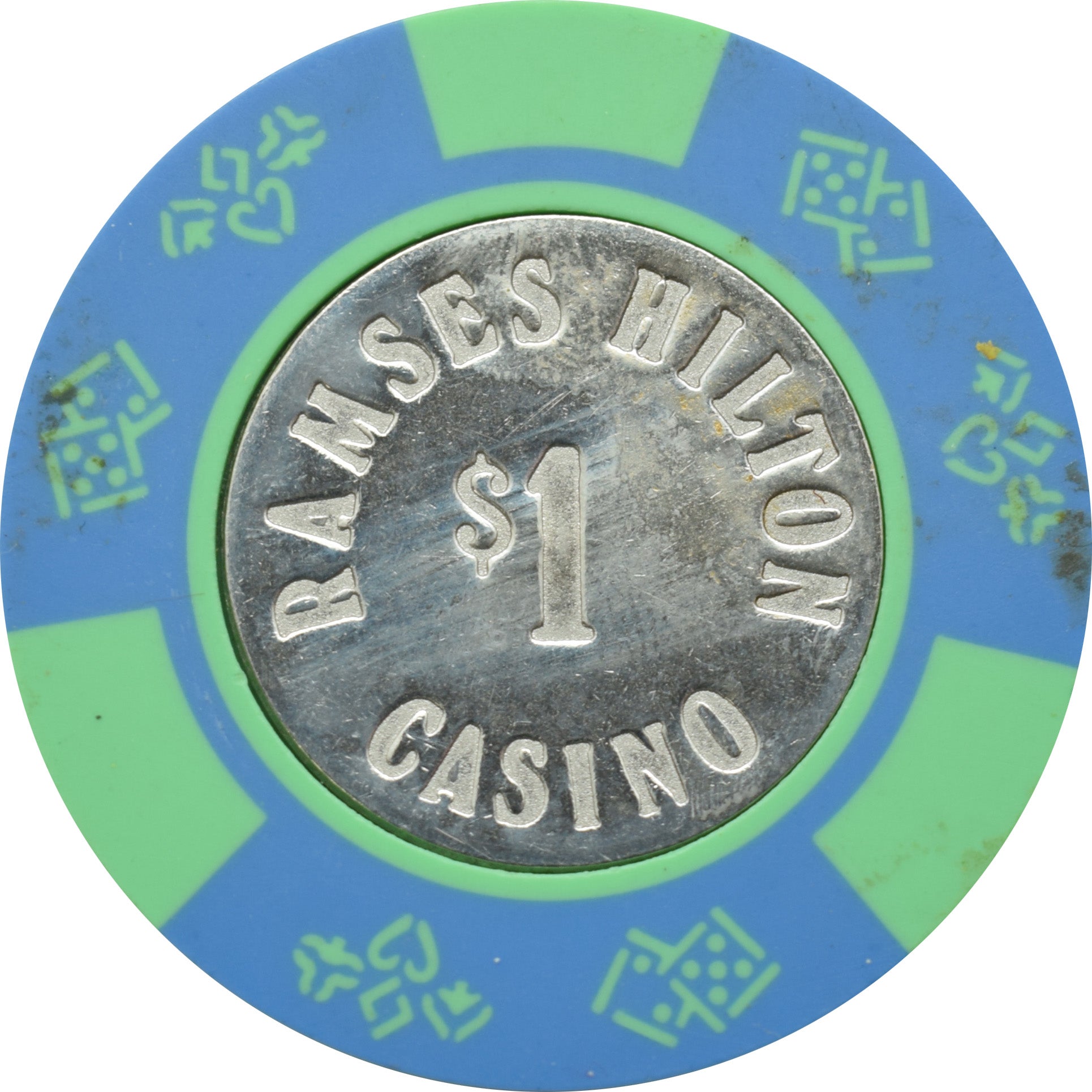 Ramses Hilton Casino Cairo Egypt $1 Chip