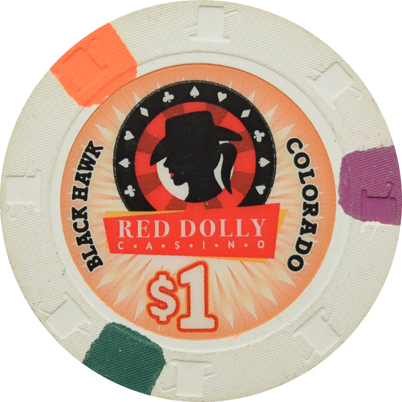 Red Dolly Casino Black Hawk Colorado $1 Chip