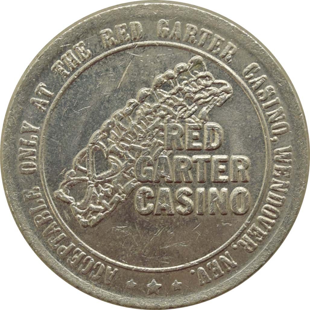 Red Garter Casino Wendover Nevada $1 Token 1981