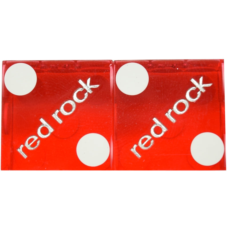 Red Rock Casino Used Pair of Matching Number Dice