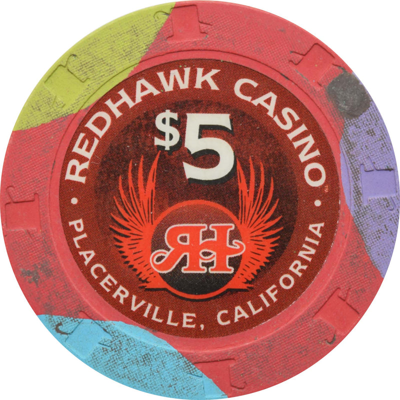 Red Hawk Casino Placerville California $5 Chip