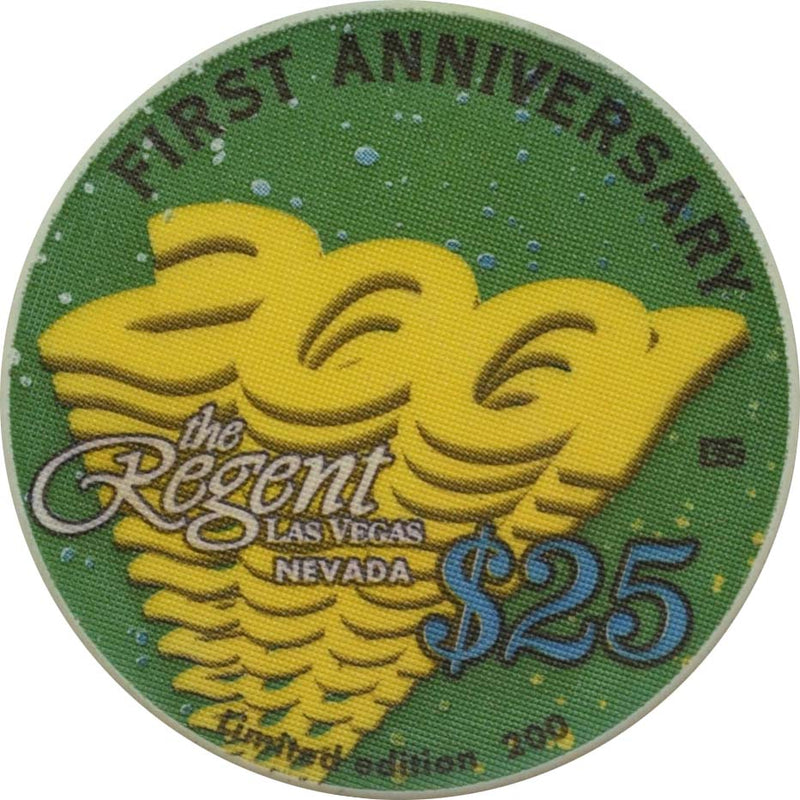 The Regent Casino Las Vegas Las Vegas $25 1st Anniversary Chip 2001