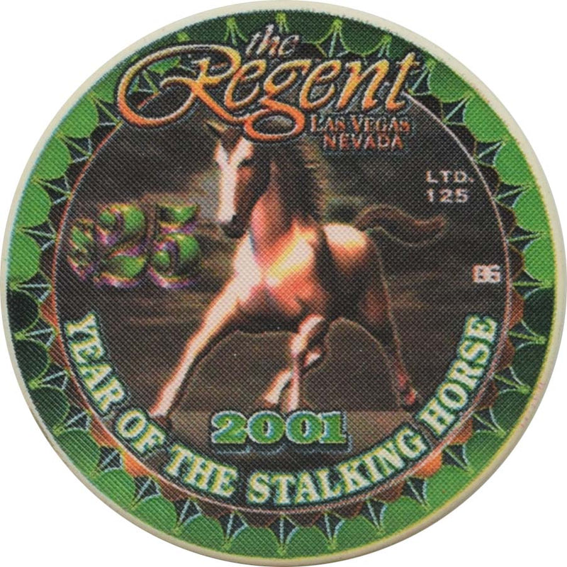The Regent Casino Las Vegas Las Vegas $25 Year of the Stalking Horse Chip 2001
