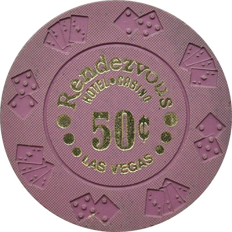 Rendezvous Casino Las Vegas Nevada 50 Cent Chip 1977