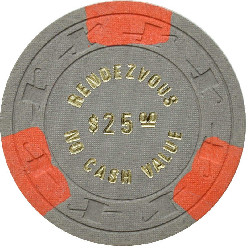 Rendezvous Casino Las Vegas Nevada $25 NCV Chip 1977