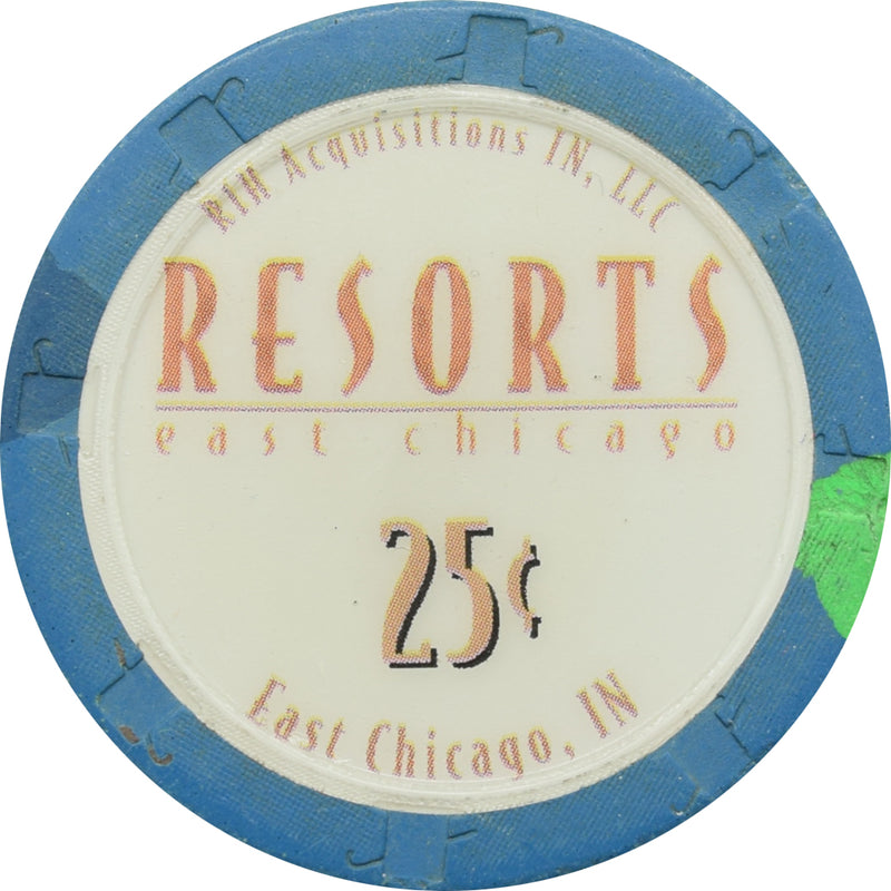 Resorts Casino East Chicago Indiana 25 Cent Chip
