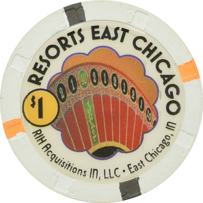 Resorts Casino East Chicago Indiana $1 Chip