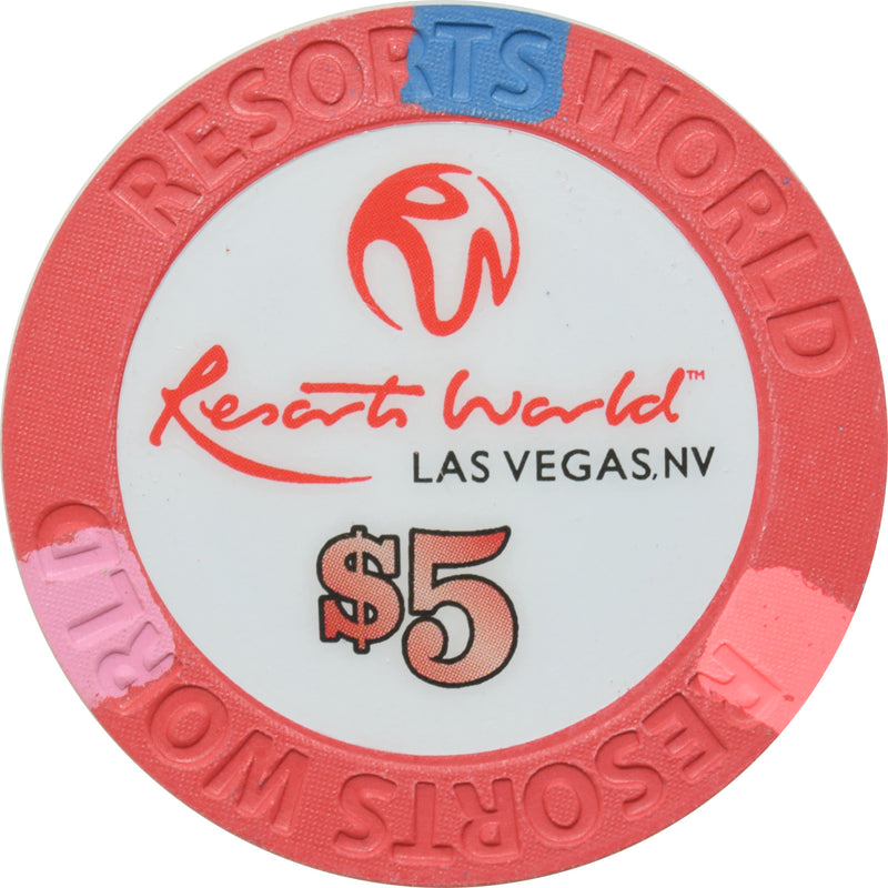 Resorts World Casino Las Vegas Nevada $5 Chip 2021
