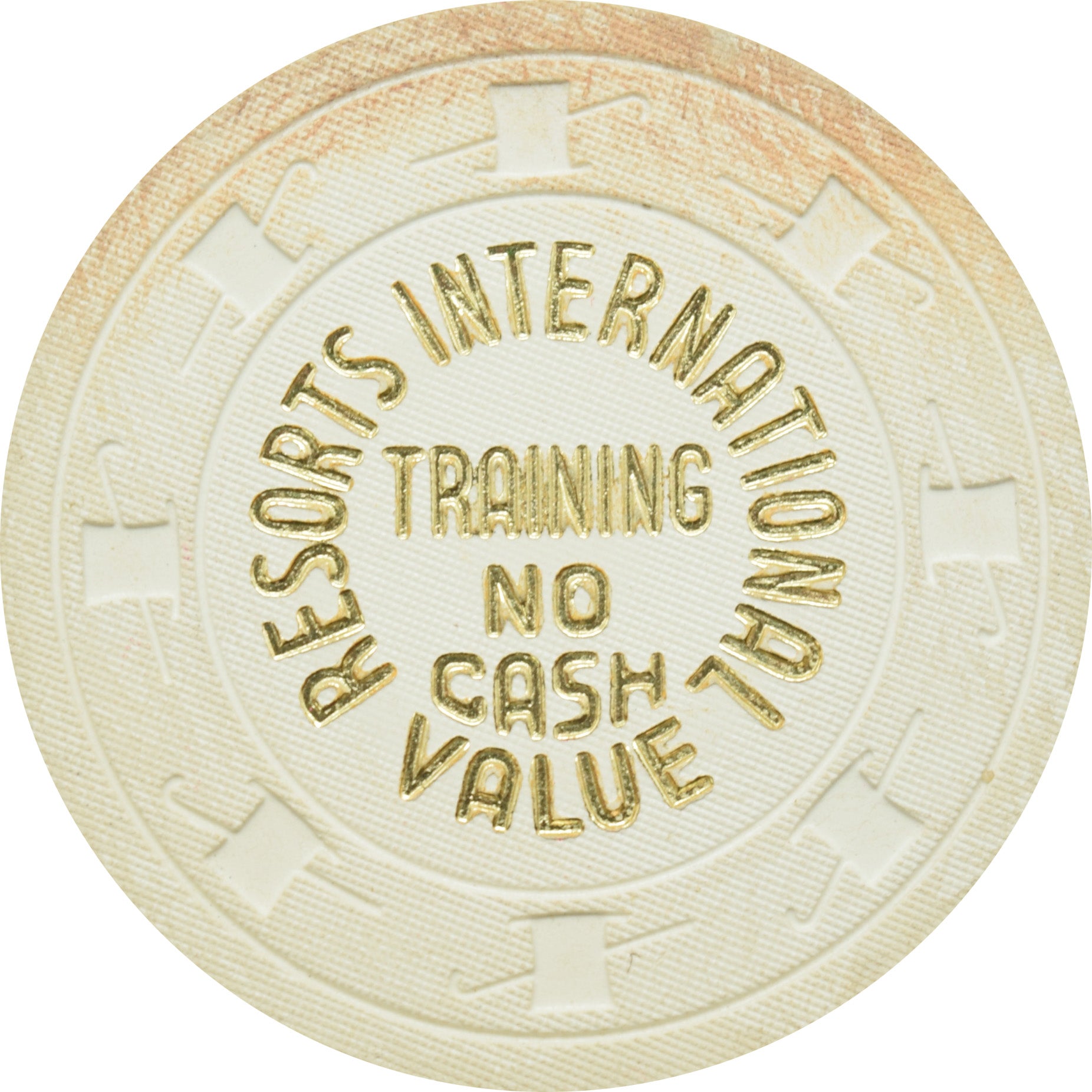 Resorts International Casino Atlantic City New Jersey Training $1 NCV Chip