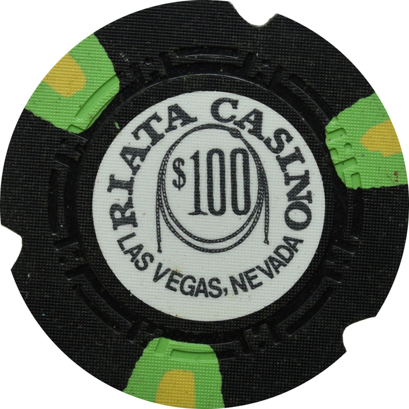 Riata Casino Las Vegas Nevada $100 Cancelled Chip 1973